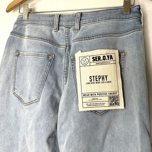 NWT SER.O.YA Stephy Cargo Pants in Coastline‎ Sz 24 - Picture 10 of 12